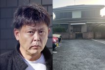 平原容疑者（共同通信）とその自宅