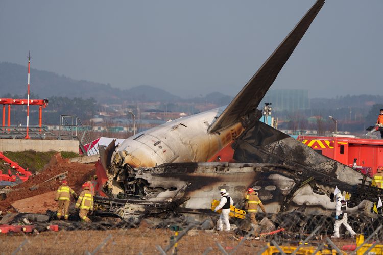 乗客乗員181人のうち179人が死亡するという韓国の旅客機事故で最大の被害となった