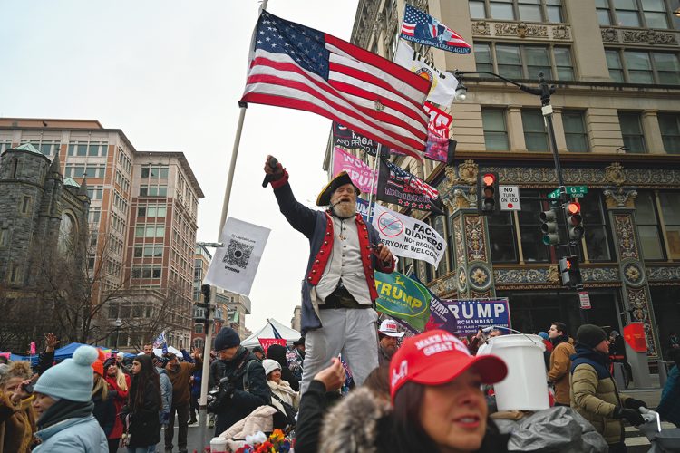 極寒の中響く、「USA！」の喝采（Getty Images）