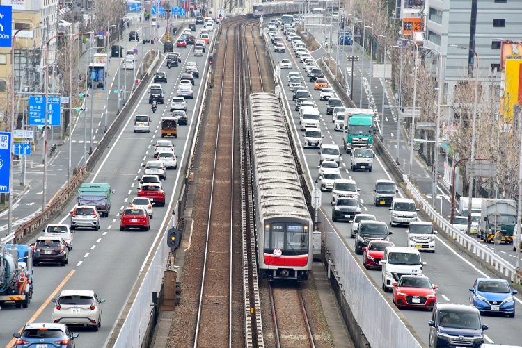 北大阪急行電鉄は大阪市の大動脈である御堂筋線と千里ニュータウンを結ぶ（撮影：小川裕夫）
