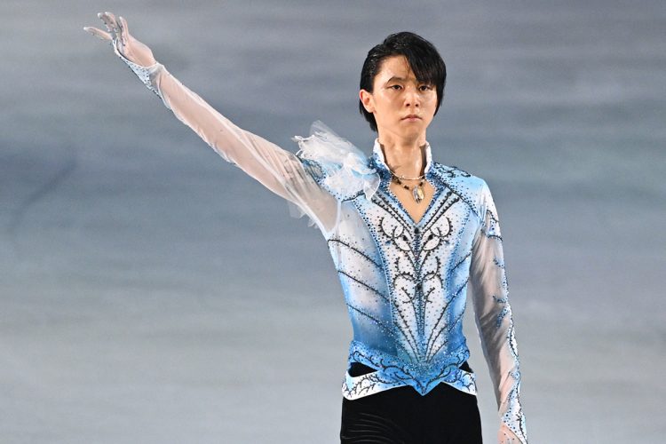 自身のXで追悼のメッセージを送った羽生結弦（AFLO_sports）