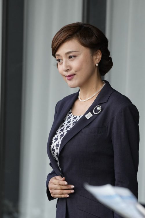 名誉館長を務める女優の藤原紀香（2025年4月、大阪府・大阪市。撮影／JMPA） 
