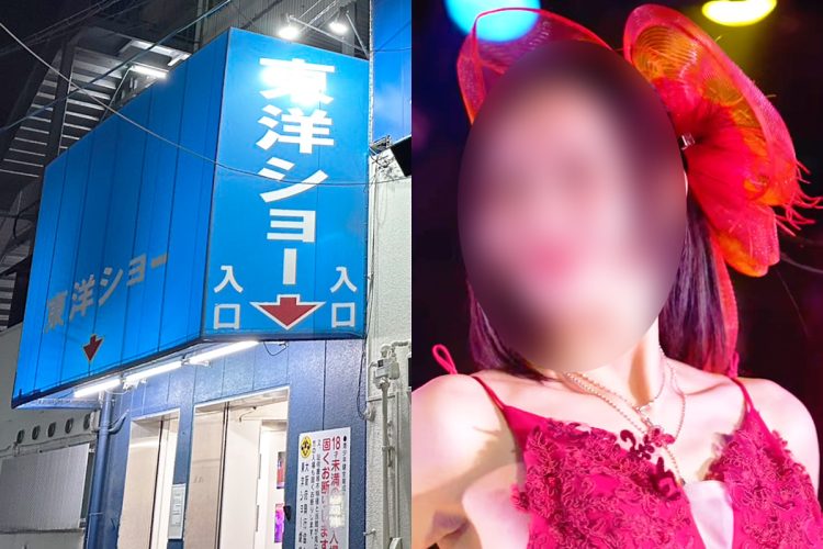 公然わいせつで摘発された大阪のストリップ「東洋ショー劇場」が営業再開（右・Instagramより）